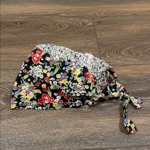 Floral Scrub Cap